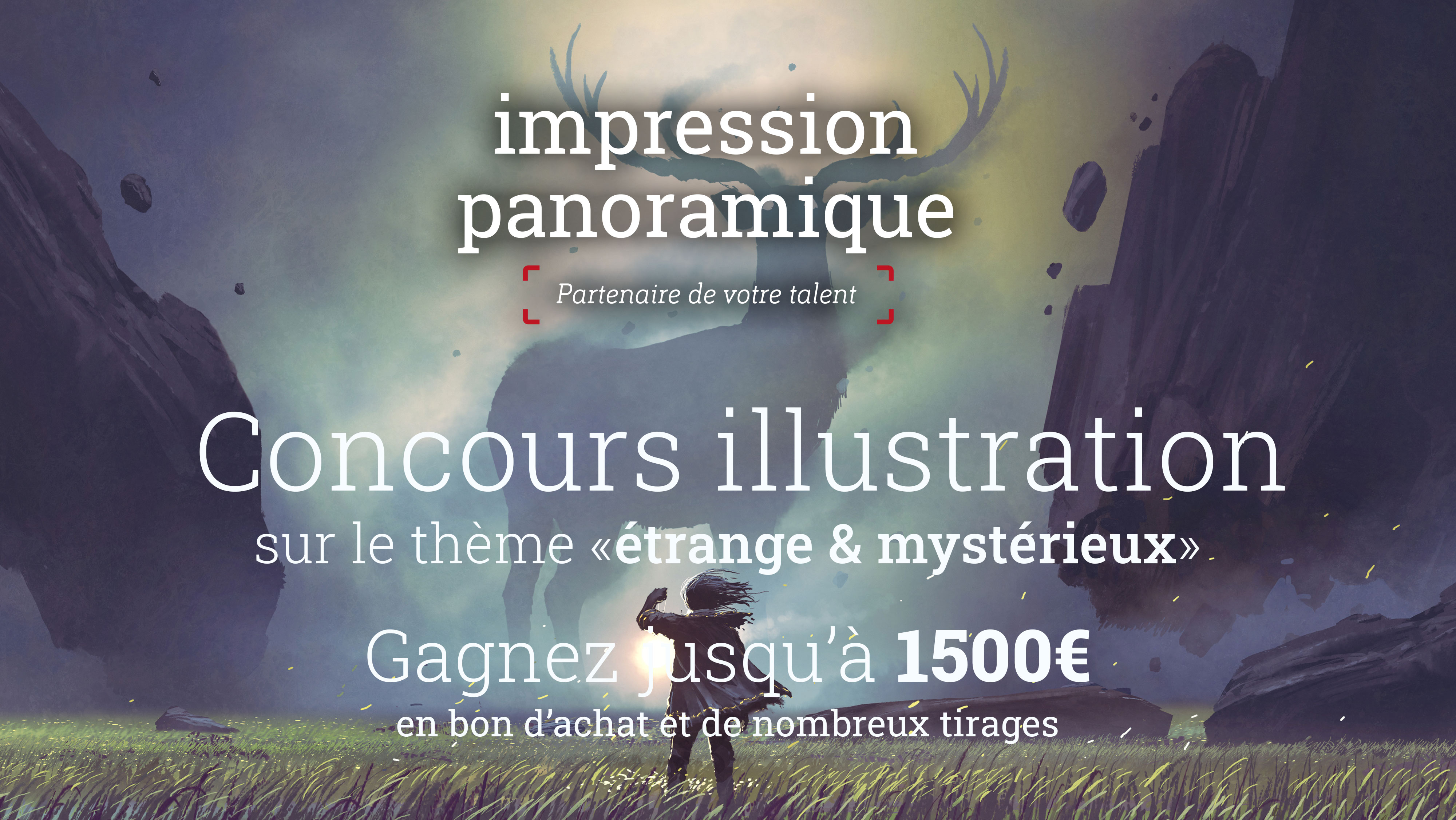 Concours illustration 2025 sur le thème «étrange & mystérieux», gagnez jusqu’à 1500€ en bon d’achat et de nombreux tirages !